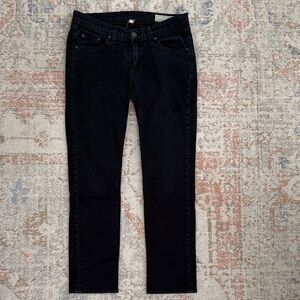 rag & bone Women's Dark Blue Skinny Jeans